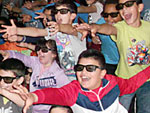 Alumnos en experiencia inmersiva